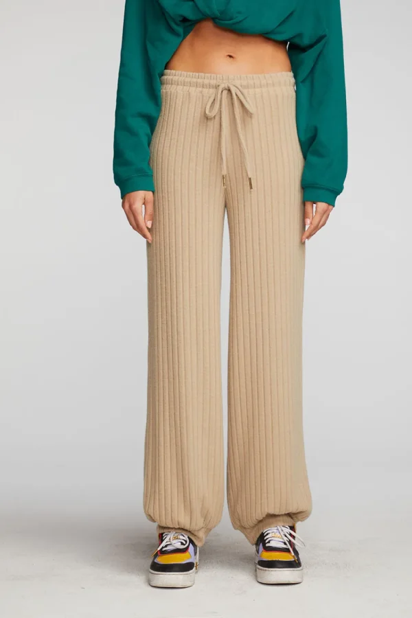 Discount Poor Boy Rib Blouson Hem Joggers Women Loungewear | Bottoms