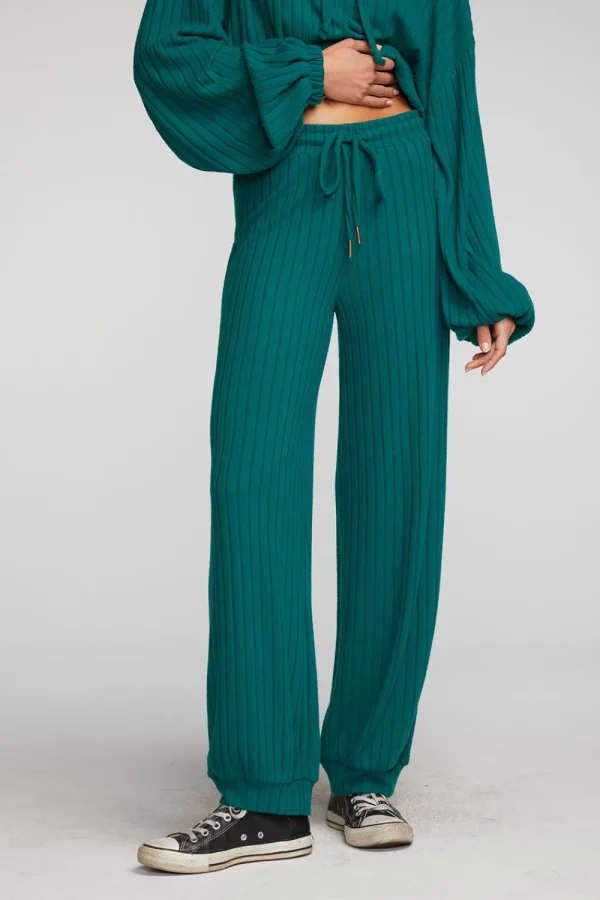 Outlet Poor Boy Rib Blouson Hem Joggers Women Loungewear | Bottoms