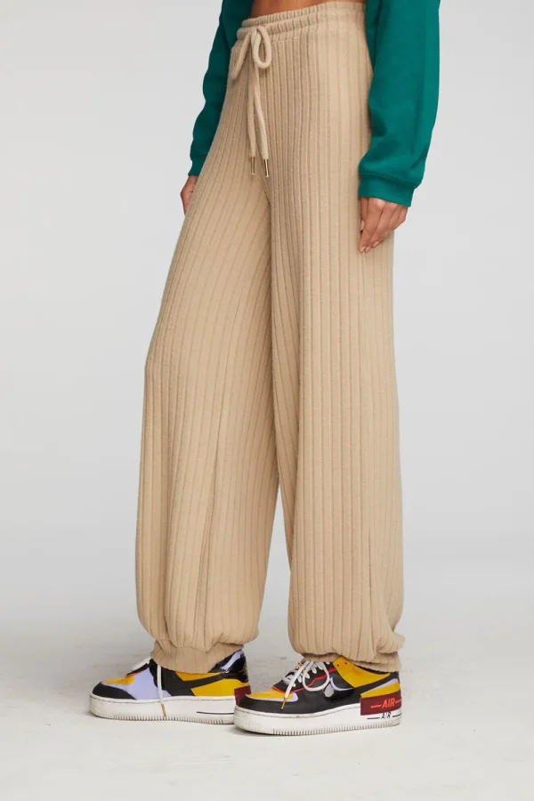 Discount Poor Boy Rib Blouson Hem Joggers Women Loungewear | Bottoms