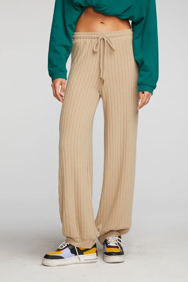 Discount Poor Boy Rib Blouson Hem Joggers Women Loungewear | Bottoms