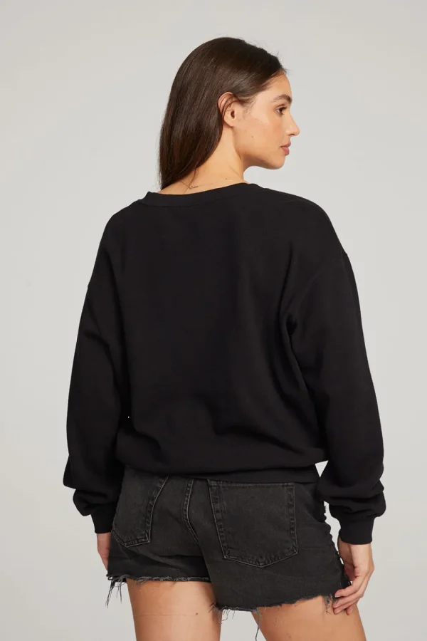 Shop Poppy Black Pullover Women Outerwear | Loungewear