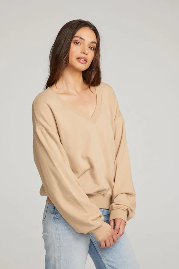 Cheap Poppy Cappuccino Pullover Women Outerwear | Loungewear