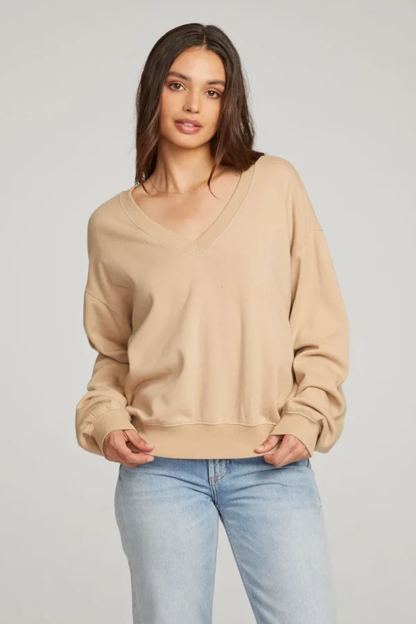 Cheap Poppy Cappuccino Pullover Women Outerwear | Loungewear