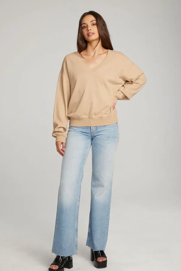 Cheap Poppy Cappuccino Pullover Women Outerwear | Loungewear