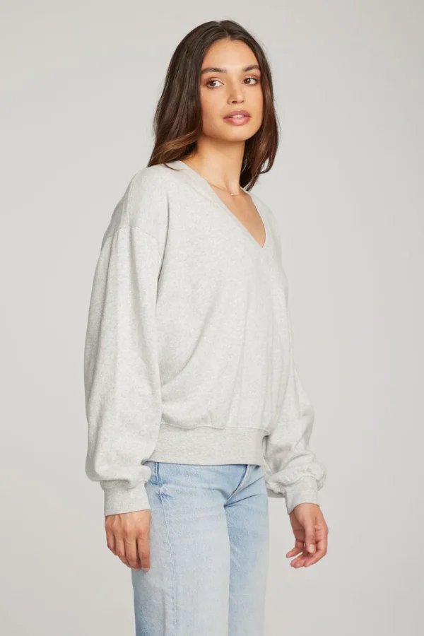 Flash Sale Poppy Heather Grey Pullover Women Outerwear | Loungewear