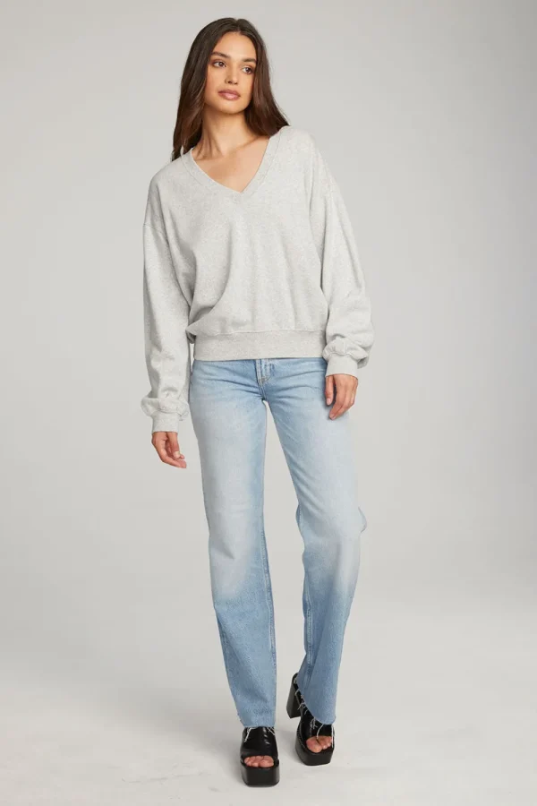 Flash Sale Poppy Heather Grey Pullover Women Outerwear | Loungewear