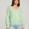 Best Sale Poppy Quiet Green Pullover Women Outerwear | Loungewear
