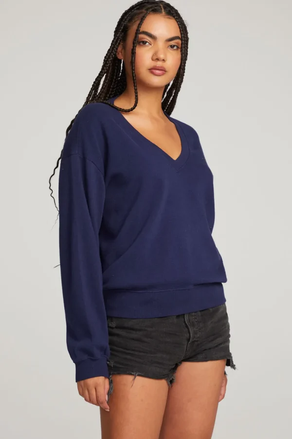 Store Poppy Sapphire Pullover Women Outerwear | Loungewear