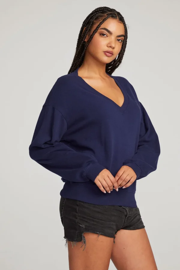 Store Poppy Sapphire Pullover Women Outerwear | Loungewear