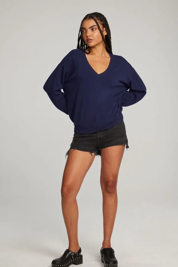 Store Poppy Sapphire Pullover Women Outerwear | Loungewear