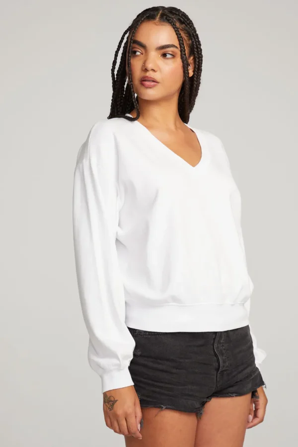 Flash Sale Poppy White Pullover Women Outerwear | Loungewear