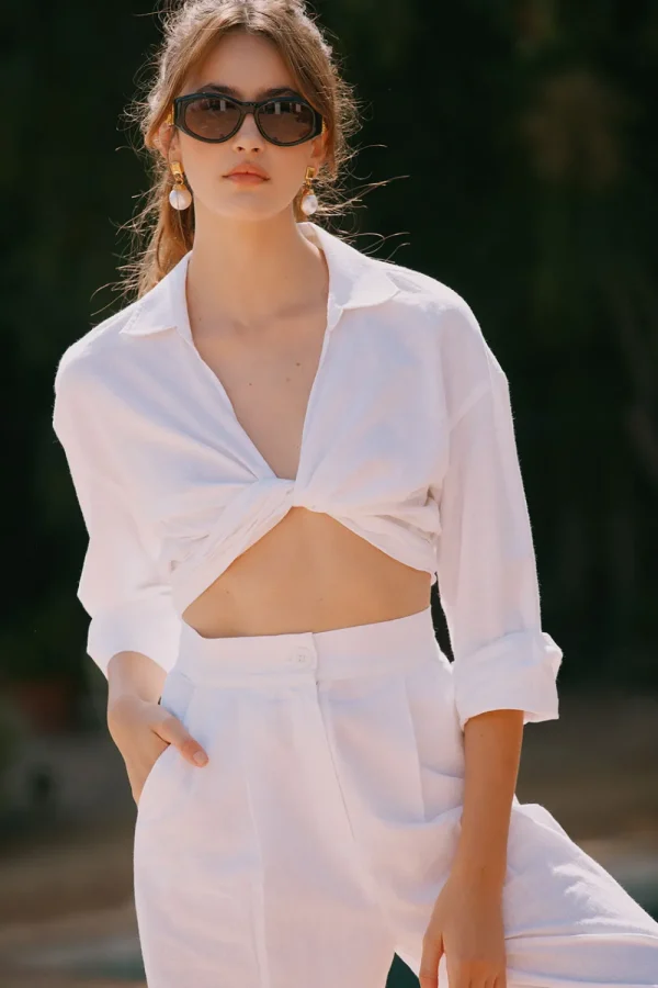 Cheap Portofino White Top Women Loungewear | Tops