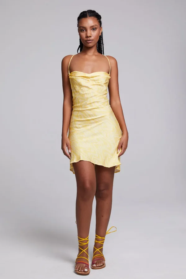 Hot Positano Lemon Zest Slip Dress Women Loungewear | Dresses