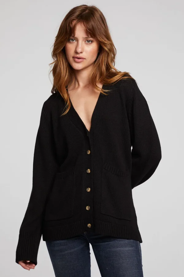 Shop Presley Licorice Cardigan Women Loungewear | Tops