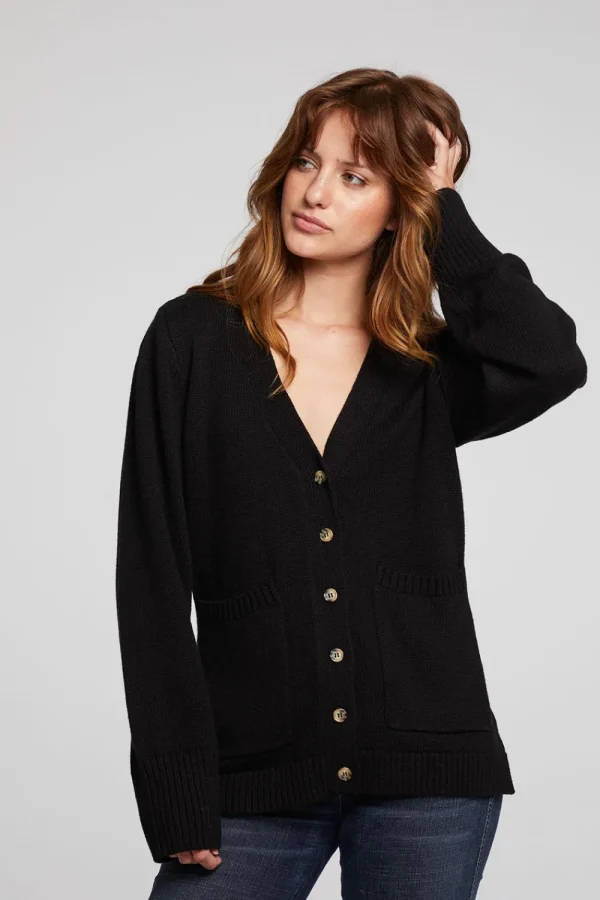 Shop Presley Licorice Cardigan Women Loungewear | Tops