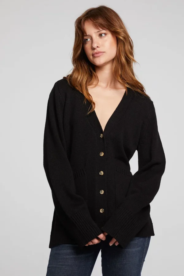 Shop Presley Licorice Cardigan Women Loungewear | Tops