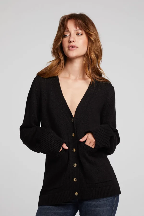 Shop Presley Licorice Cardigan Women Loungewear | Tops