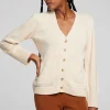 Shop Presley Whitecap Grey Cardigan Women Outerwear | Loungewear