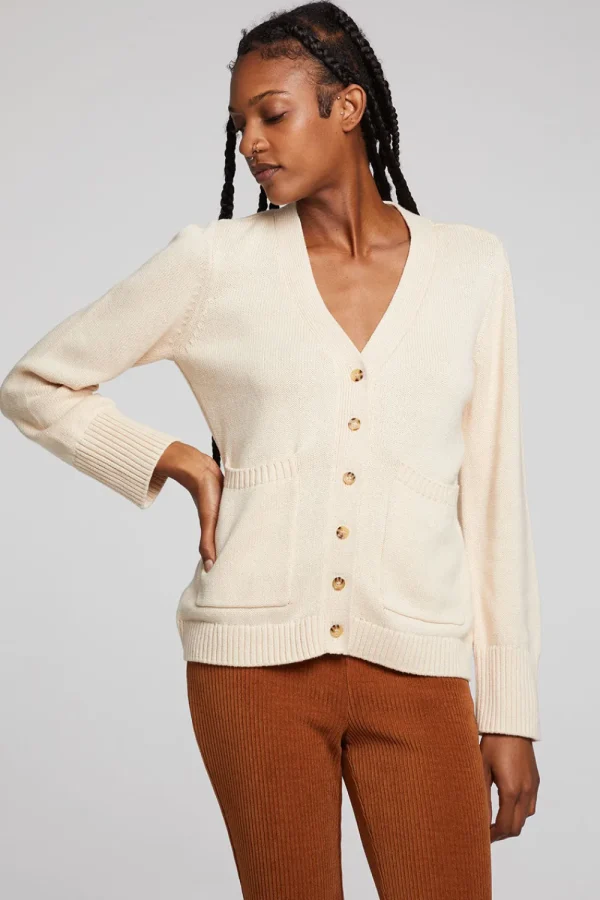 Shop Presley Whitecap Grey Cardigan Women Outerwear | Loungewear