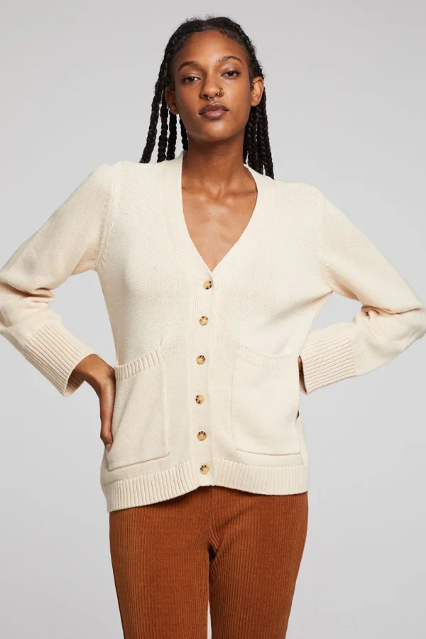 Shop Presley Whitecap Grey Cardigan Women Outerwear | Loungewear