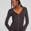 Flash Sale Priscilla Chocolate Torte Long Sleeve Women Loungewear | Tops