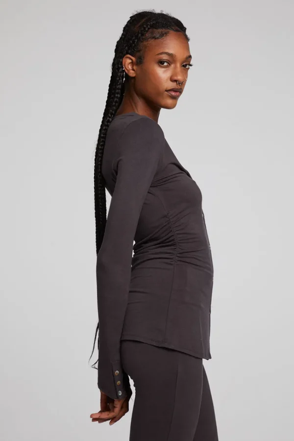 Flash Sale Priscilla Chocolate Torte Long Sleeve Women Loungewear | Tops