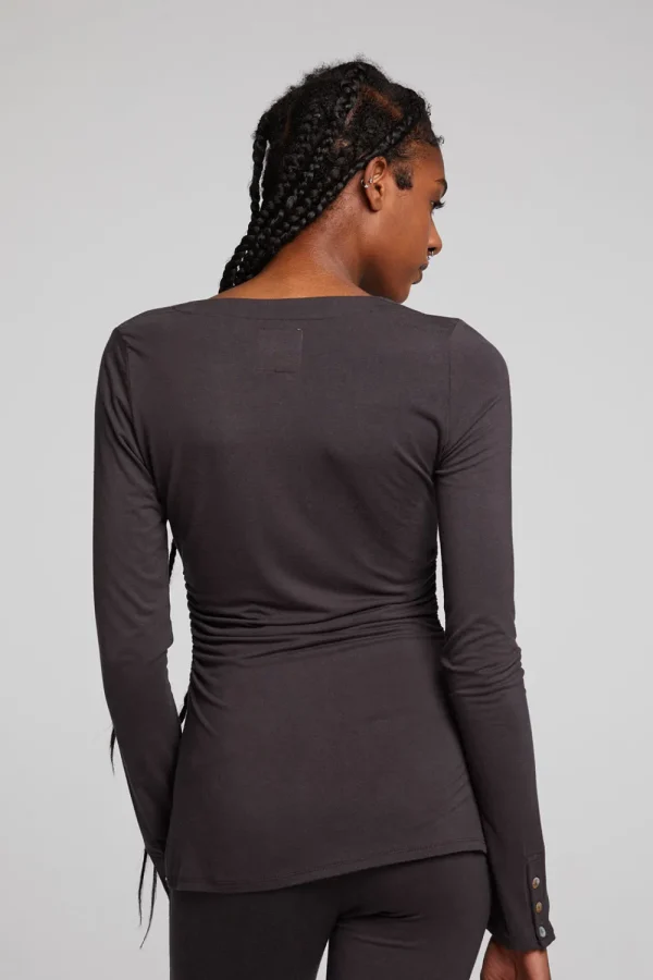 Flash Sale Priscilla Chocolate Torte Long Sleeve Women Loungewear | Tops