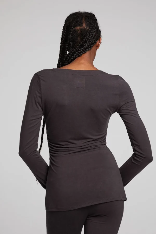 Flash Sale Priscilla Chocolate Torte Long Sleeve Women Loungewear | Tops