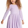 Sale Puff Long Sleeve Girls Dragon Fly Dress With Twirl Skirt Kids Girls