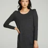 Best Sale Puff Sleeve Shirttail Hi Lo Dress Women Dresses