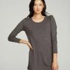 Cheap Puff Sleeve Shirttail Hi Lo Dress Women Dresses