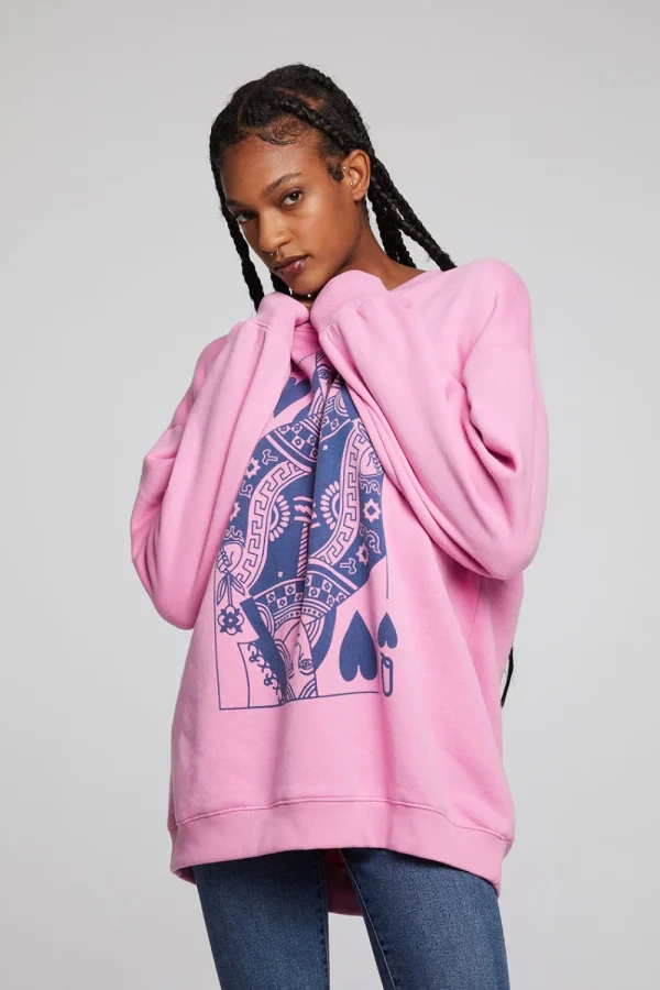 Best Queen Of Hearts Pullover Women Outerwear | Loungewear
