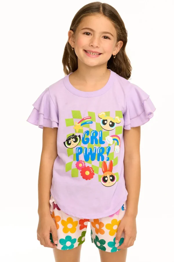 Sale Rainbow Flower Shorts Kids Girls