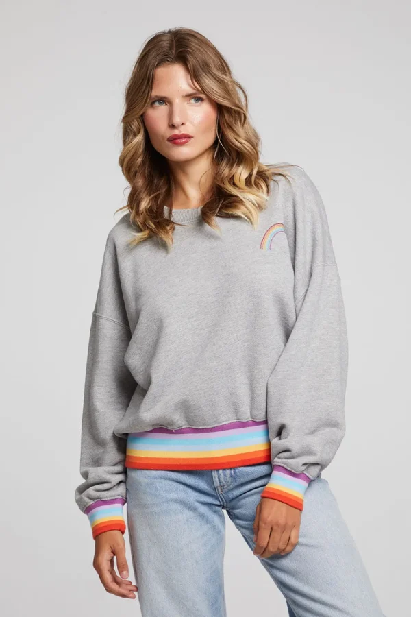 Outlet Rainbow Pullover Women Loungewear | Graphics