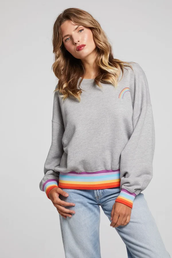 Outlet Rainbow Pullover Women Loungewear | Graphics