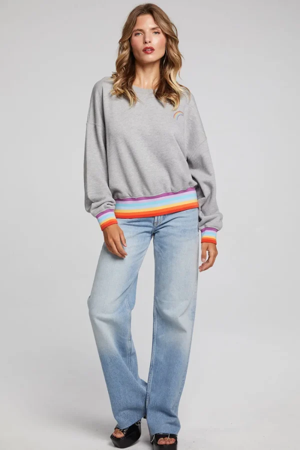 Outlet Rainbow Pullover Women Loungewear | Graphics