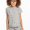Best Sale Rainbow Smiles Girls Crew Neck Tee Kids Girls