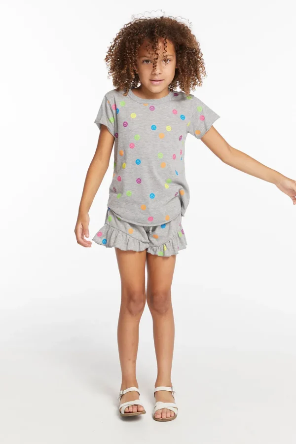 Best Rainbow Smiles Girls Shorts Kids Girls