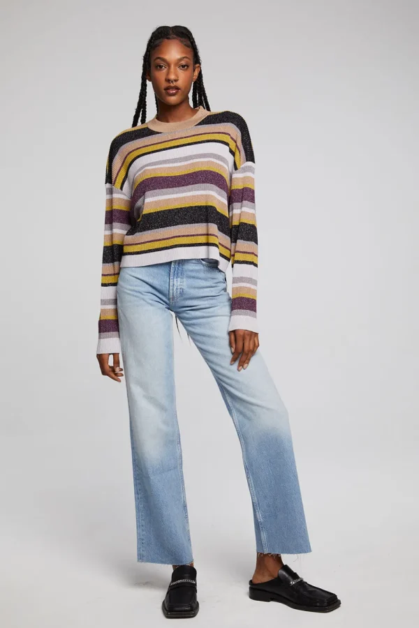 Fashion Ramonee Haight Street Stripe Pullover Women Loungewear | Tops
