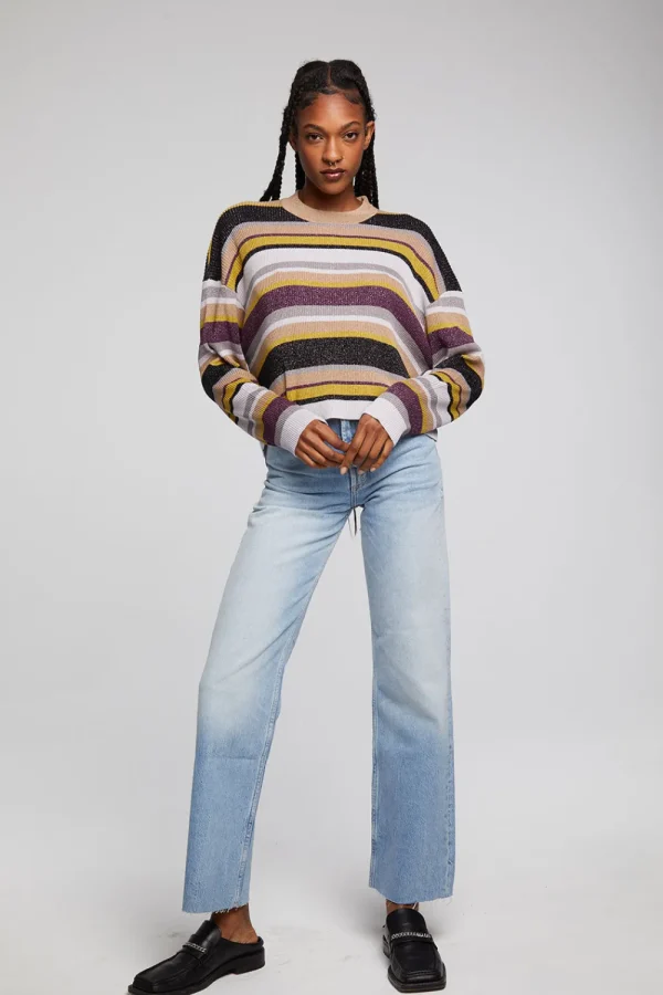 Fashion Ramonee Haight Street Stripe Pullover Women Loungewear | Tops
