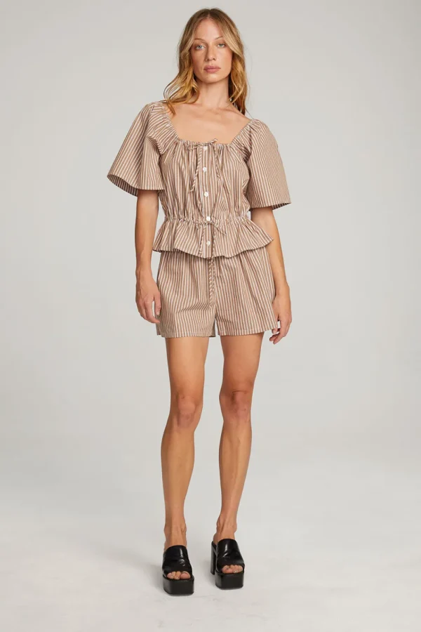 Best Rapalloo Whiskey Stripe Short Women Loungewear | Bottoms