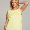 New Raw Edge Lemon Muscle Tank Women Loungewear | Tops