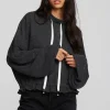 Cheap Recycled Bliss Knit Cropped Pullover With Elastic Waist & Sleeve Women Tops