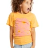 Store Retro Flowers Tee Kids Girls