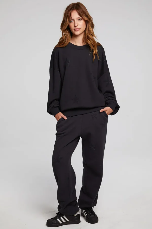 Sale Rhinestone Stars Joggers Women Loungewear | Graphics
