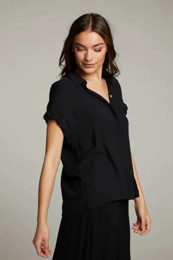 Discount Rhythmm Licorice Button Down Women Loungewear | Tops