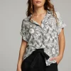Discount Rhythmm Paisley Bandana Button Down Women Loungewear | Tops