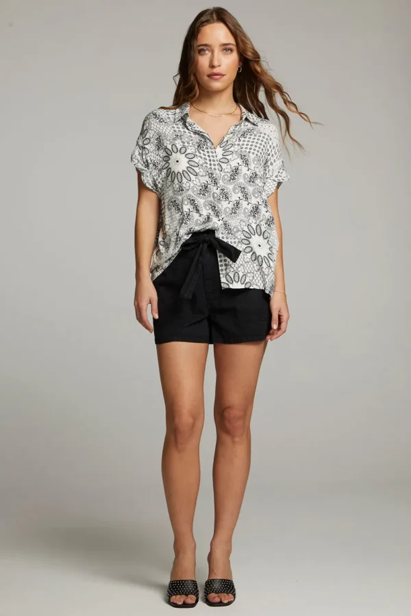 Discount Rhythmm Paisley Bandana Button Down Women Loungewear | Tops