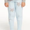 Hot Ribbed Panel Lake Star Legging Kids Girls