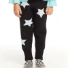 Outlet Ribbed Panel Licorice Star Legging Kids Girls